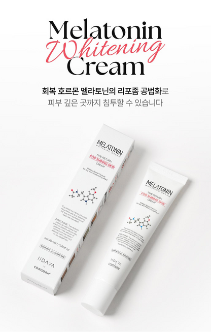 [Iidaya] – Melatonin Whitening Cream 40ml