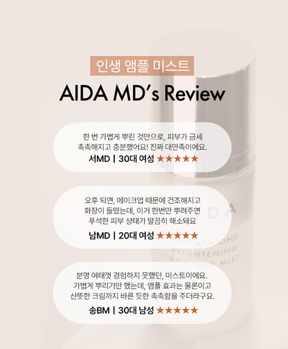 AIDA Glutathione Brightening Ampoule Mist(60ml)
